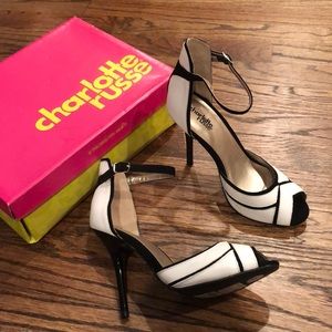 Charlotte Russe - Black & White heels